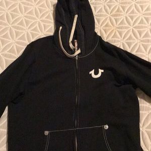 Black True Religion sweatsuit